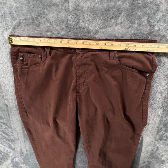 AG Adriano Goldschmied Graduate Pants Men 40x26 Brown Tailored Leg Casual Dress - Picture 8 of 11